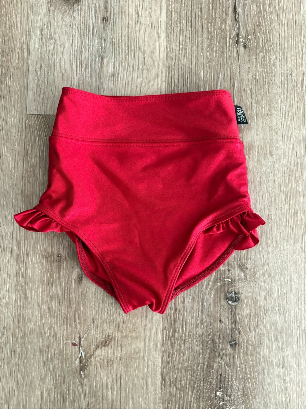 Tiger Friday briefs ruffled sides